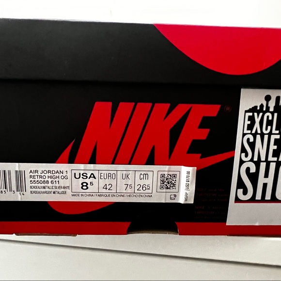 Air Jordan 1 Retro High OG Mens Sneakers! - Picture 6 of 6